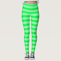 Tecla Lime Pie Neon Green Black Light Rave Stripes