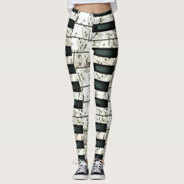 Leggings Teclas de piano 