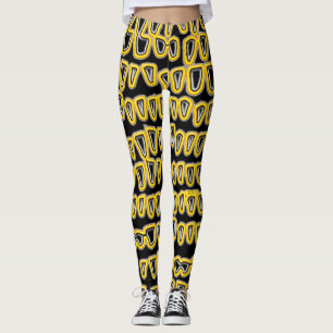Leggings Teeth Dentist Dentist Ortodóntist amarillo NEON