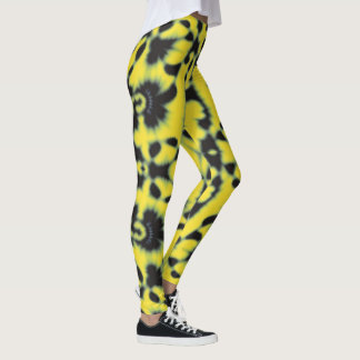 Leggings Tejido amarillo negro