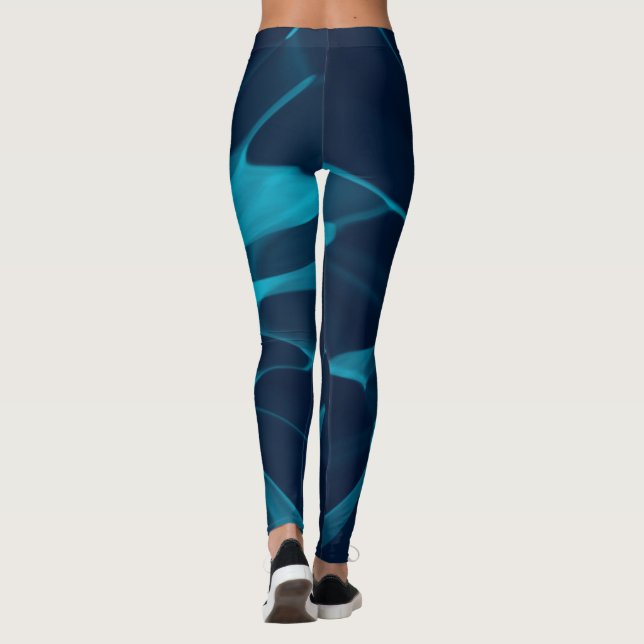 Leggings Tejido azul (Reverso)