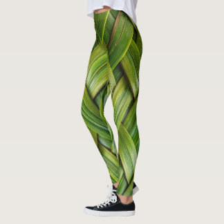 Leggings Tejido de bambú fresco verde
