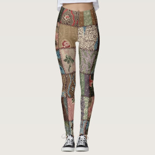 Leggings Tejido de corte de campo, textura 3D.