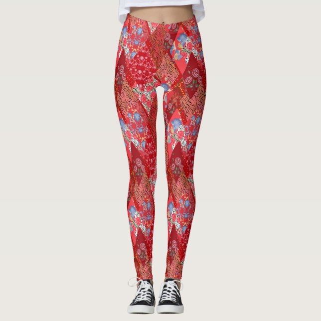 Leggings Tejido de época, rebanado (Anverso)