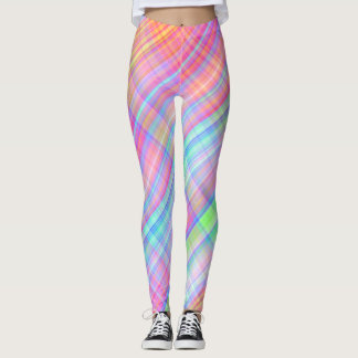 Leggings Tejido de plástico de color multicolor