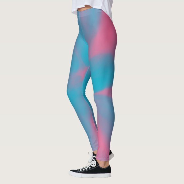 Leggings Tejido rosa y azul (Izquierda)