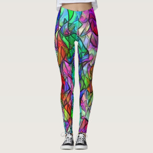 Leggings Tejidos cruzados ocultos por una tela de tela de m