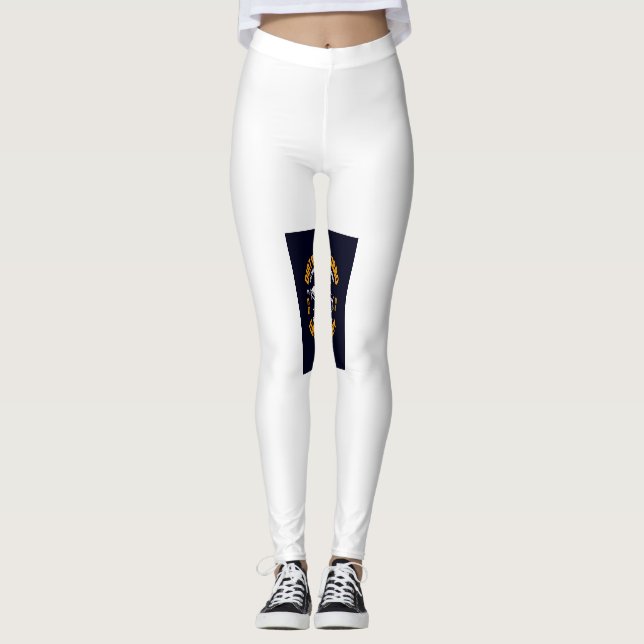 Leggings Tejidos personalizados. camisetas de moda. (Anverso)