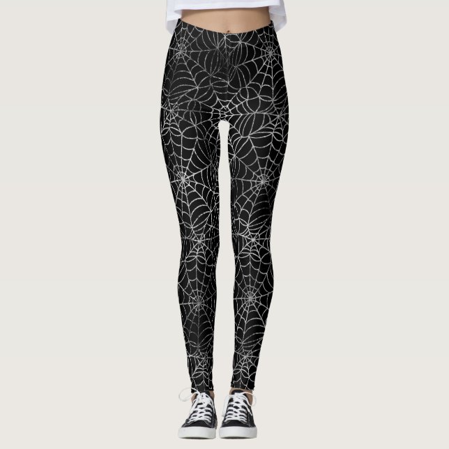 Leggings Telaraña de Halloween (Anverso)