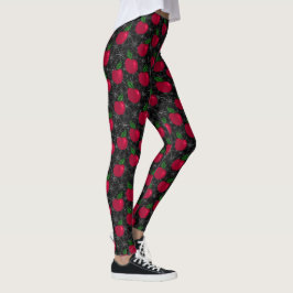 Leggings Telas de las manzanas y de araña de Poisonus