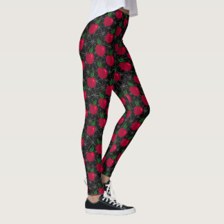 Leggings Telas de las manzanas y de araña de Poisonus