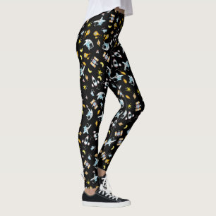Leggings Tema astronauta en el espacio
