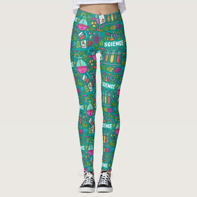 Leggings Tema científico (Anverso)