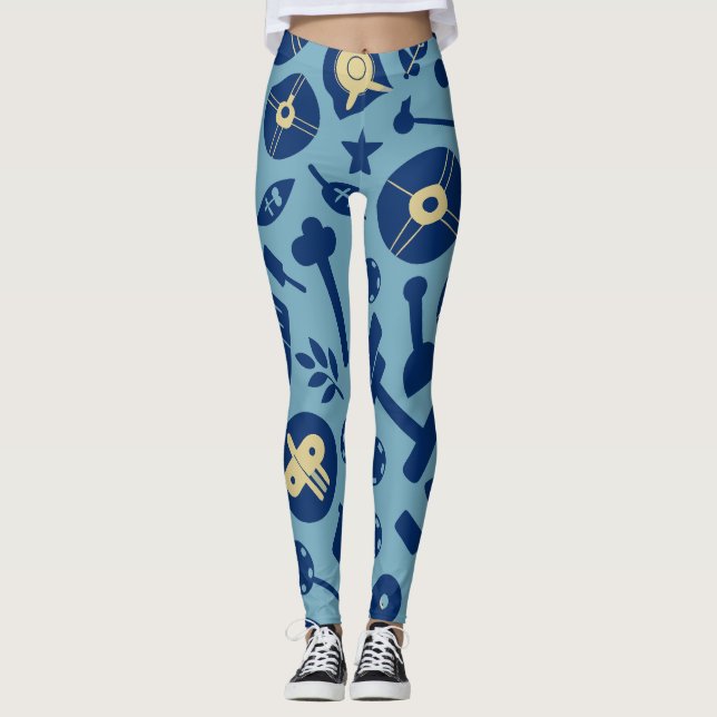 Leggings Tema de entrenamiento (Anverso)