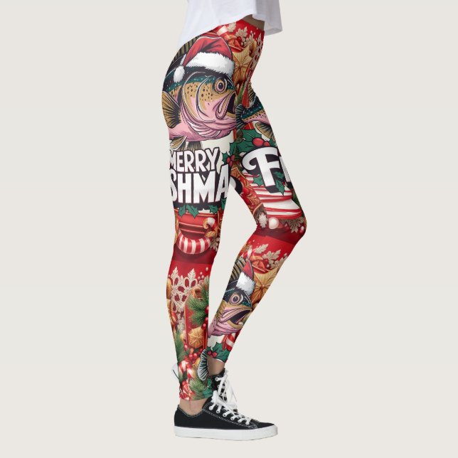 Leggings Tema de los Navidades pesqueros (Derecha)