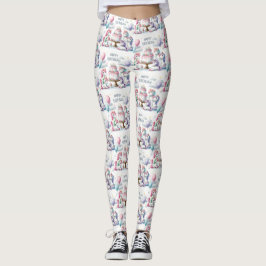 Leggings Tema de Unicornio Feliz