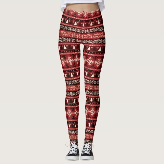 Leggings Tema del invierno (Anverso)