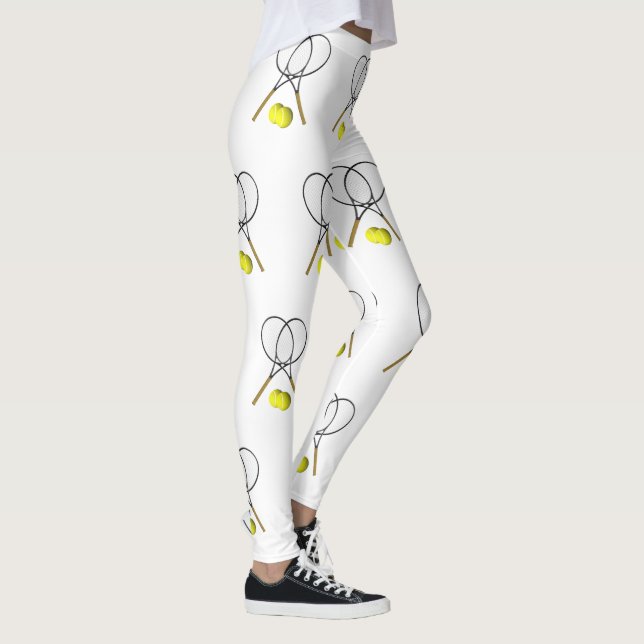Leggings Tema deportivo del Doubles Tennis (Derecha)