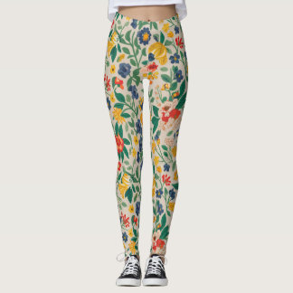 Leggings Tema floral de las piernas