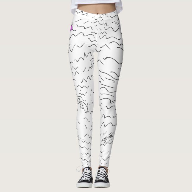Leggings Tema marino (Anverso)