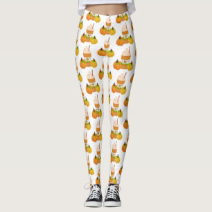 Leggings temporada feliz de calabaza