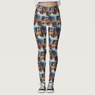 Leggings Temporada Festiva de Navidad de Akita