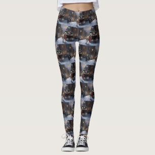 Leggings Temporada festiva de Navidades de Staffordshire en