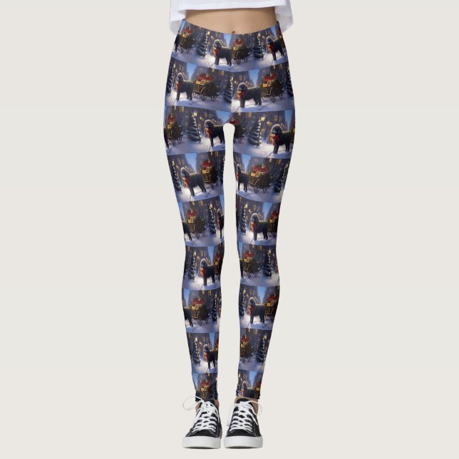 Leggings Temporada Navideña del Caniche (Anverso)