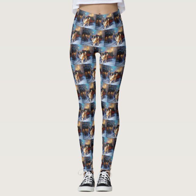 Leggings Temporada Navideña del San Bernardo (Anverso)