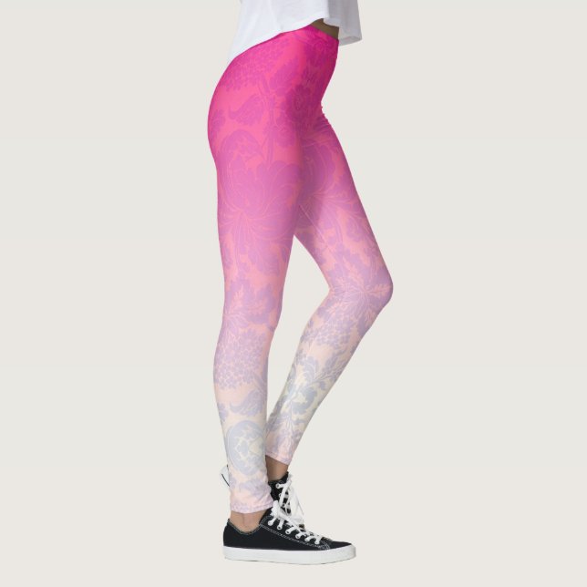 Leggings Tendencia de las piernas de Damasco de Ombre (Derecha)