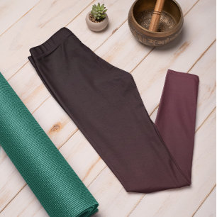 Leggings Tendencia Otoño Color Rojo Vino Leyendas