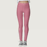 Leggings Tengo Esta Piernas Rosa<br><div class="desc">Exprésate Leggings rosas con las palabras "I Got This" en la parte inferior derecha de la pierna. Leggings de uso diario o activo.</div>