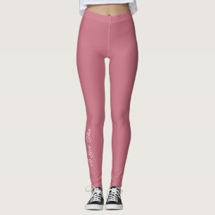 Leggings Tengo Esta Piernas Rosa