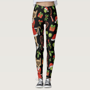 Leggings Tenis Navideño temático para amantes de gatos siam