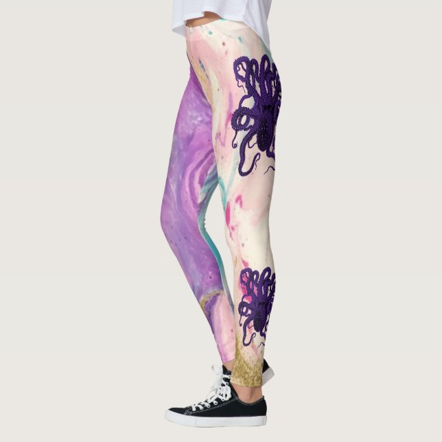 Leggings Tentacles Pastel (Izquierda)
