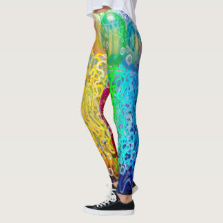 Leggings Tentáculos del arco iris