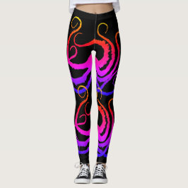 Leggings Tentáculos del caramelo de algodón - polainas