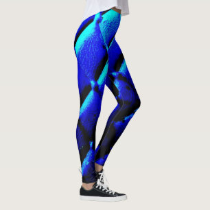 Leggings Terciopelo del azul de Drak