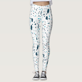 Leggings Terrazo azul de verano