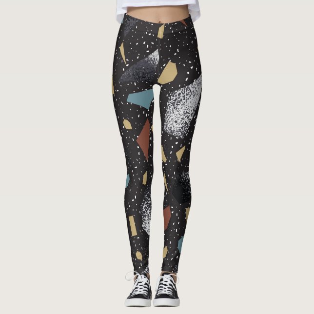 Leggings Terrazo Vintage Surface Design (Anverso)