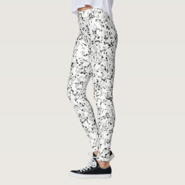 Leggings Terrazzo blanco moderno