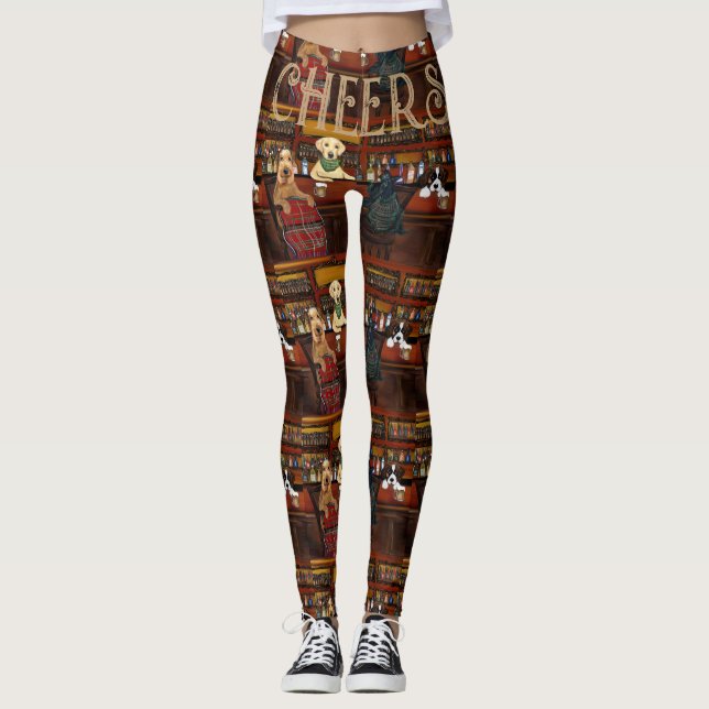 LEGGINGS TERRIER AIREDALE  & AMIGOS       (Anverso)