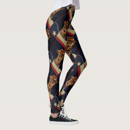 LEGGINGS TERRIER DE AIREDALE  