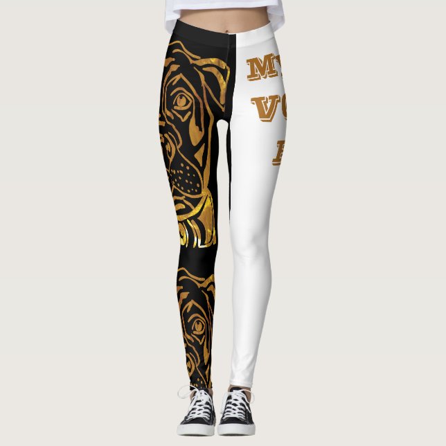 LEGGINGS TERRIER STAFFORDSHIRE AMERICANO (Anverso)