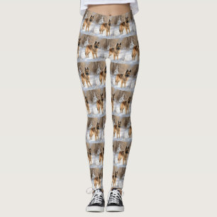 Leggings Tervuren belga deja que nieve Navidades