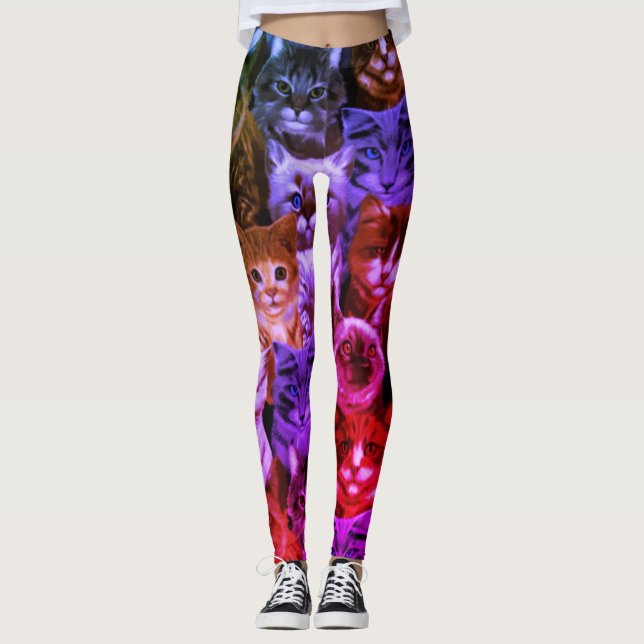 Leggings Tesoros intemporales de los gatos (Anverso)