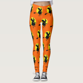 Leggings Testigos De Halloween Llevan Al Fiesta Sky