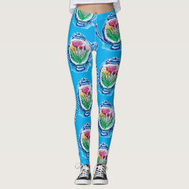 Leggings Tetera de flores