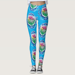 Leggings Tetera de flores