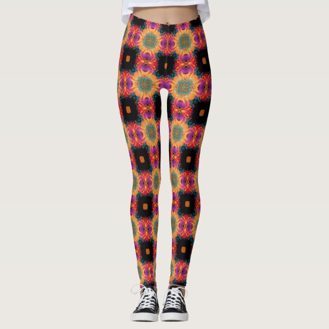 Leggings Tetra Color Wild Pattern (Anverso)